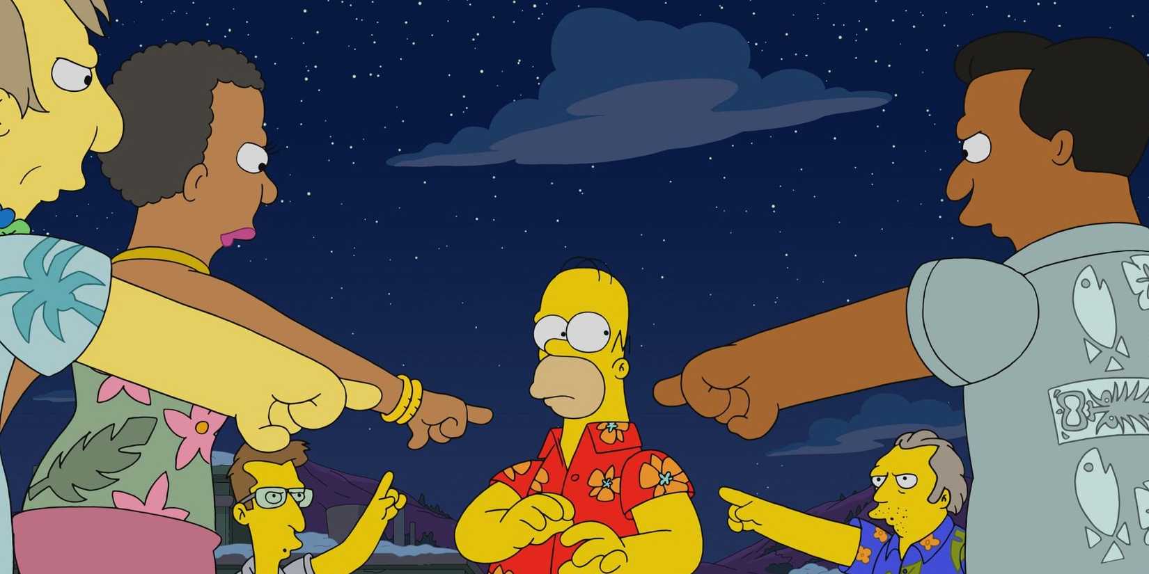 Simpson Poiting 10 Predictions from 'The Simpsons' That Didn't Come True