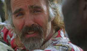 Frank Lapidus (played by Jeff Fahey), chats with Michael Dawson (Harold Perrineau), onboard the freighter in Lost’s Season 4 Episode ‘Meet Kevin Johnson.’