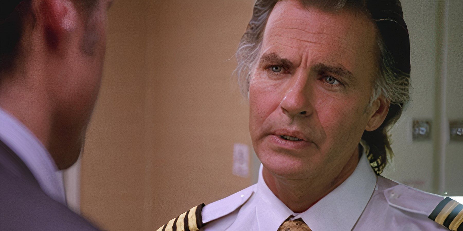 Frank Lapidus (played by Jeff Fahey), realizes he is going back to the Island when he encounters Jack (Matthew Fox) and other Oceanic survivors on his airplane in Lost’s Season 5 Episode ‘316.’