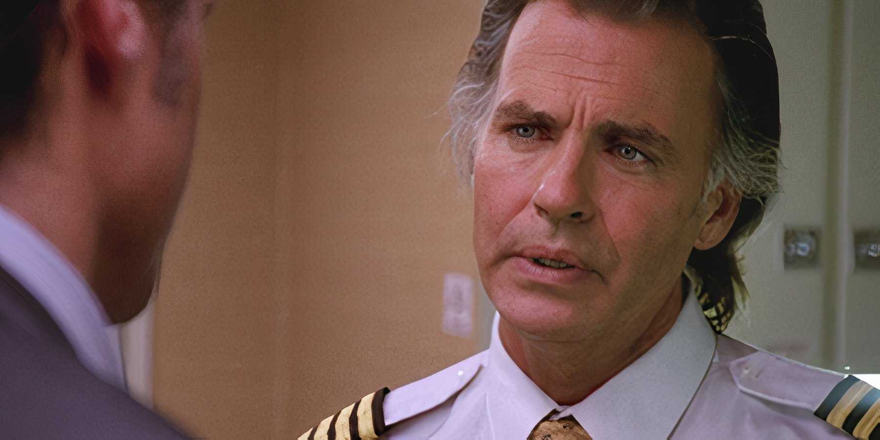 Frank Lapidus (played by Jeff Fahey), realizes he is going back to the Island when he encounters Jack (Matthew Fox) and other Oceanic survivors on his airplane in Lost’s Season 5 Episode ‘316.’
