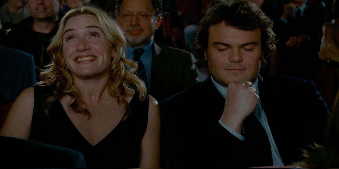 kate winslet the holiday black dress Forget Jude Law, You're All Sleeping On Jack in 'The Holiday' team color gameday