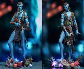 Avatar's Jake Sully Prepares for Battle With a New Hot Toys Figure Avatar's Jake Sully Prepares for Battle With a New Hot Toys Figure