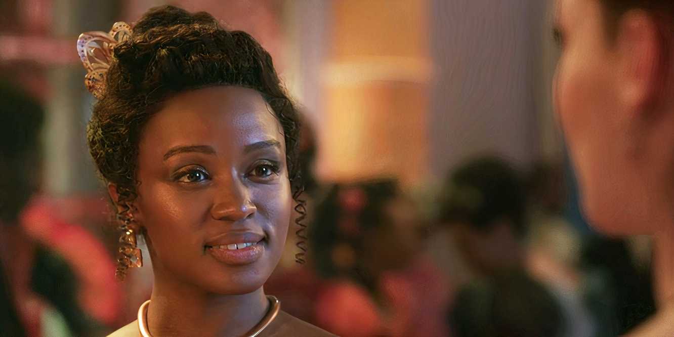 Masali Baduza as Michaela Stirling in Bridgerton