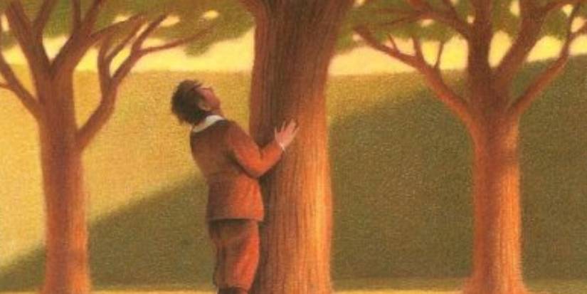 Digory Kirk reaches up a tree in 'The Magician's Nephew,' part of 'The Chronicles of Narnia.'