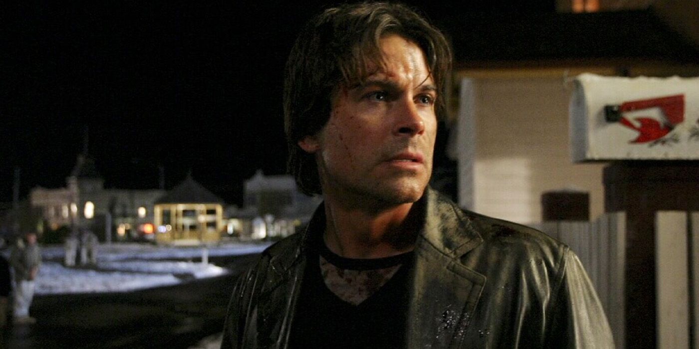 Ben Mears (Rob Lowe) looks out over the town in the 2004 'Salem's Lot' miniseries.
