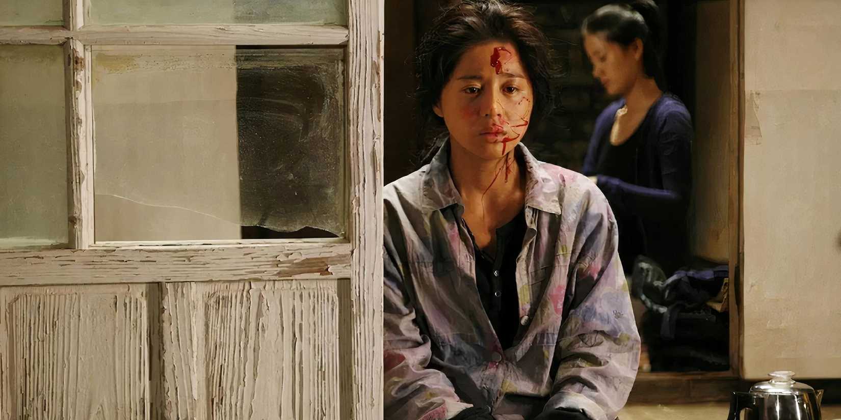 Seo Yeong-hie in Bedevilled covered in blood.