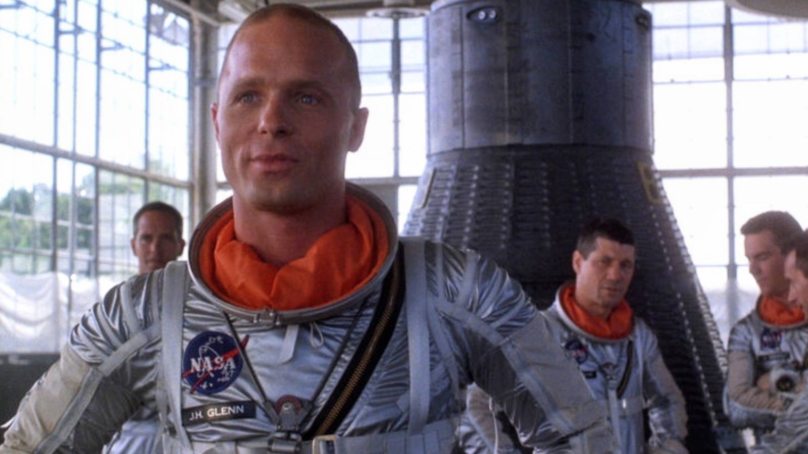 Ed Harris in an astronaut suit in The Right Stuff