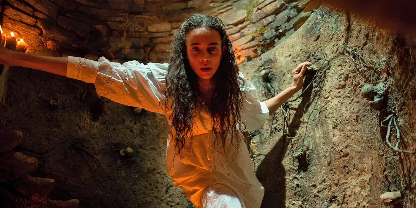 Hannah John-Kamen as Maya in Unwelcome
