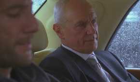 Charles Widmore (played by Alan Dale), attempts to buy off Desmond (Henry Ian Cusick), to prevent him from ever seeing Penelope again in Lost’s Season 2 Episode ‘Live Together Die Alone.’