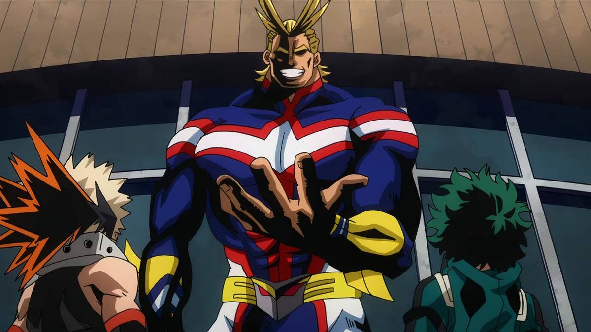 All Might Prepares for Battle in New 'My Hero Academia' Season 8 Image