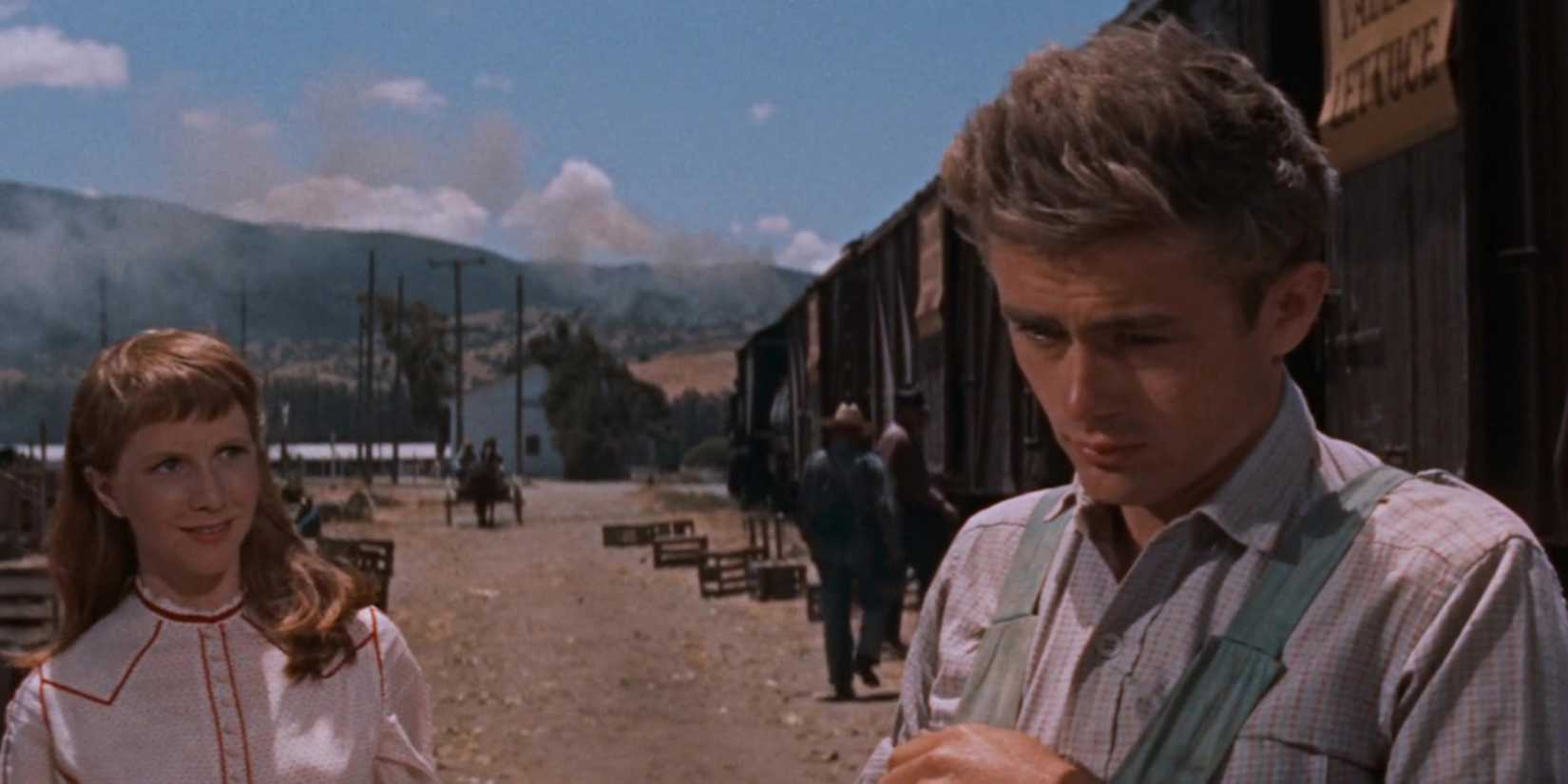 Julie Harris and James Dean in East of Eden (1955)