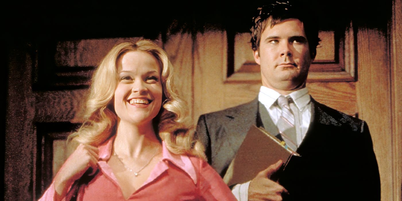 Osgood Perkins stands behind Reese Witherspoon in court in Legally Blonde