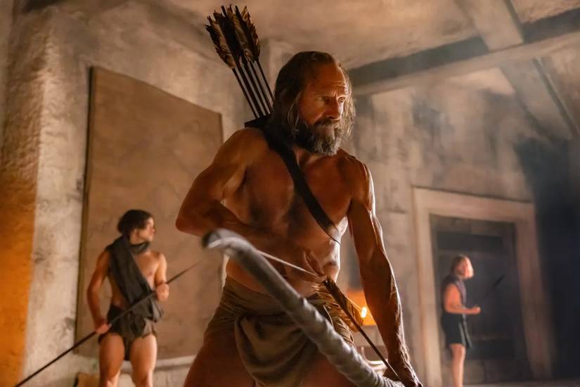 Ralph Fiennes as Odysseus in The Return