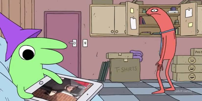 Glep Riding Dog 10 Best 'Smiling Friends' Characters, Ranked