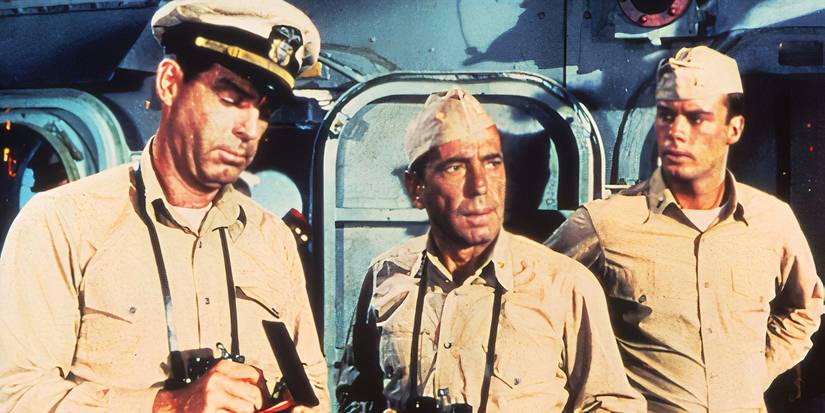 Philip Francis Queeg and two other naval officers in The Caine Mutiny Cast