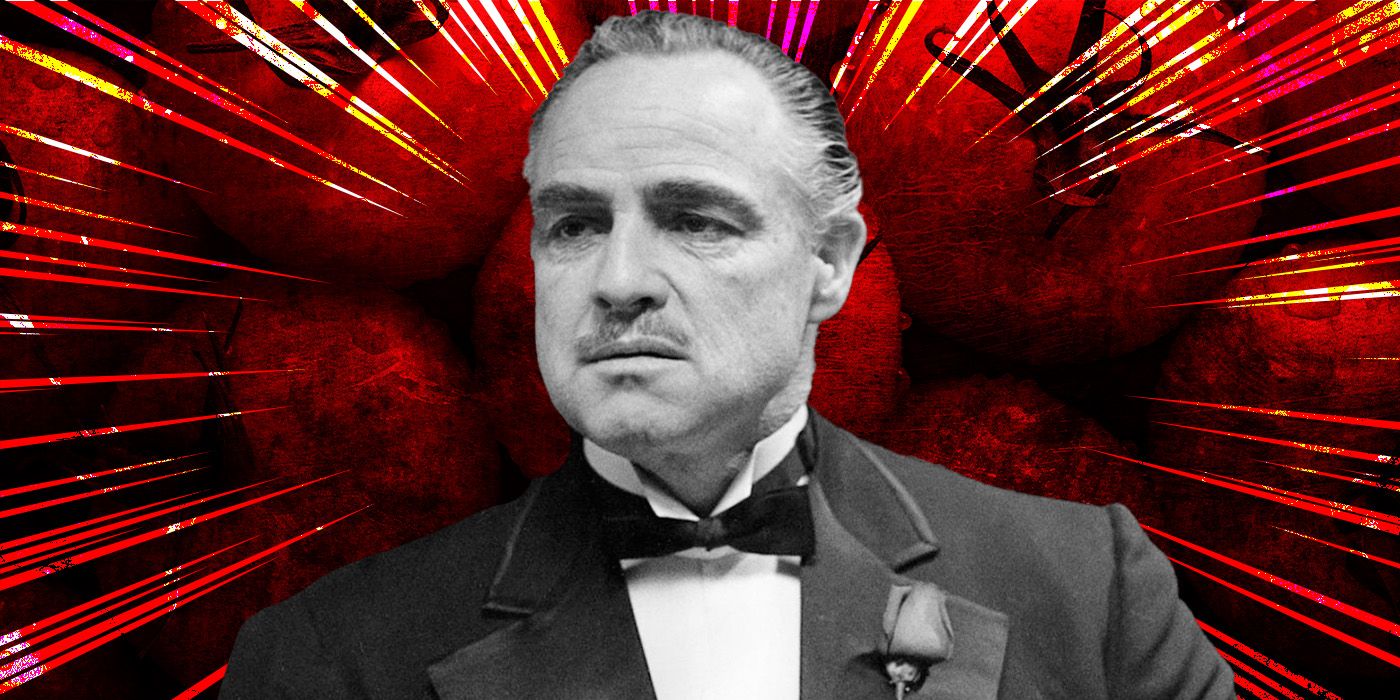 トップス Vintage Movie / Godfather Vito Corleone The Godfather Movie Don Vito Corleone Photo Drawing Men's T Shirt