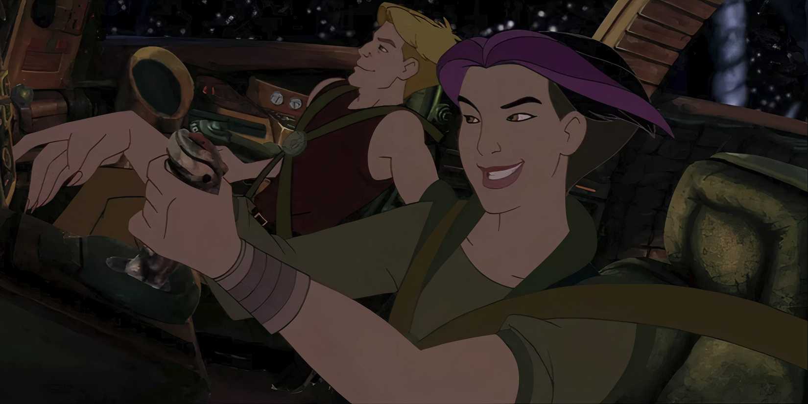 Cale Tucker and Akima Kunimoto in Titan A.E.