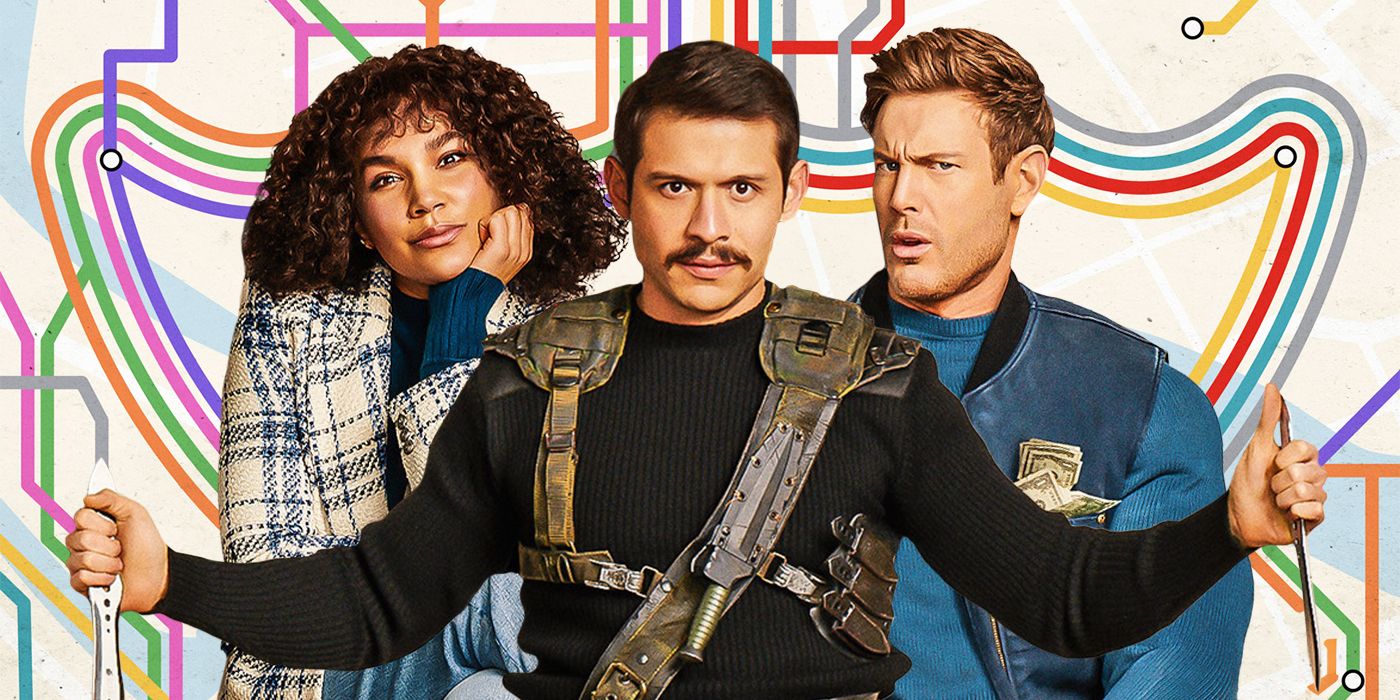 Emmy Raver-Lampman, David Castañeda, Tom Hopper in a custom image for The Umbrella Academy Season 4