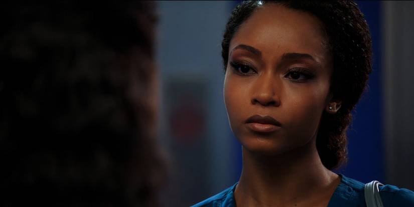 Yaya DaCosta as Nurse April Sexton in Chicago Med.
