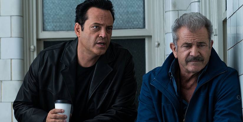 Mel Gibson and Vince Vaughn in Dragged Across Concrete.