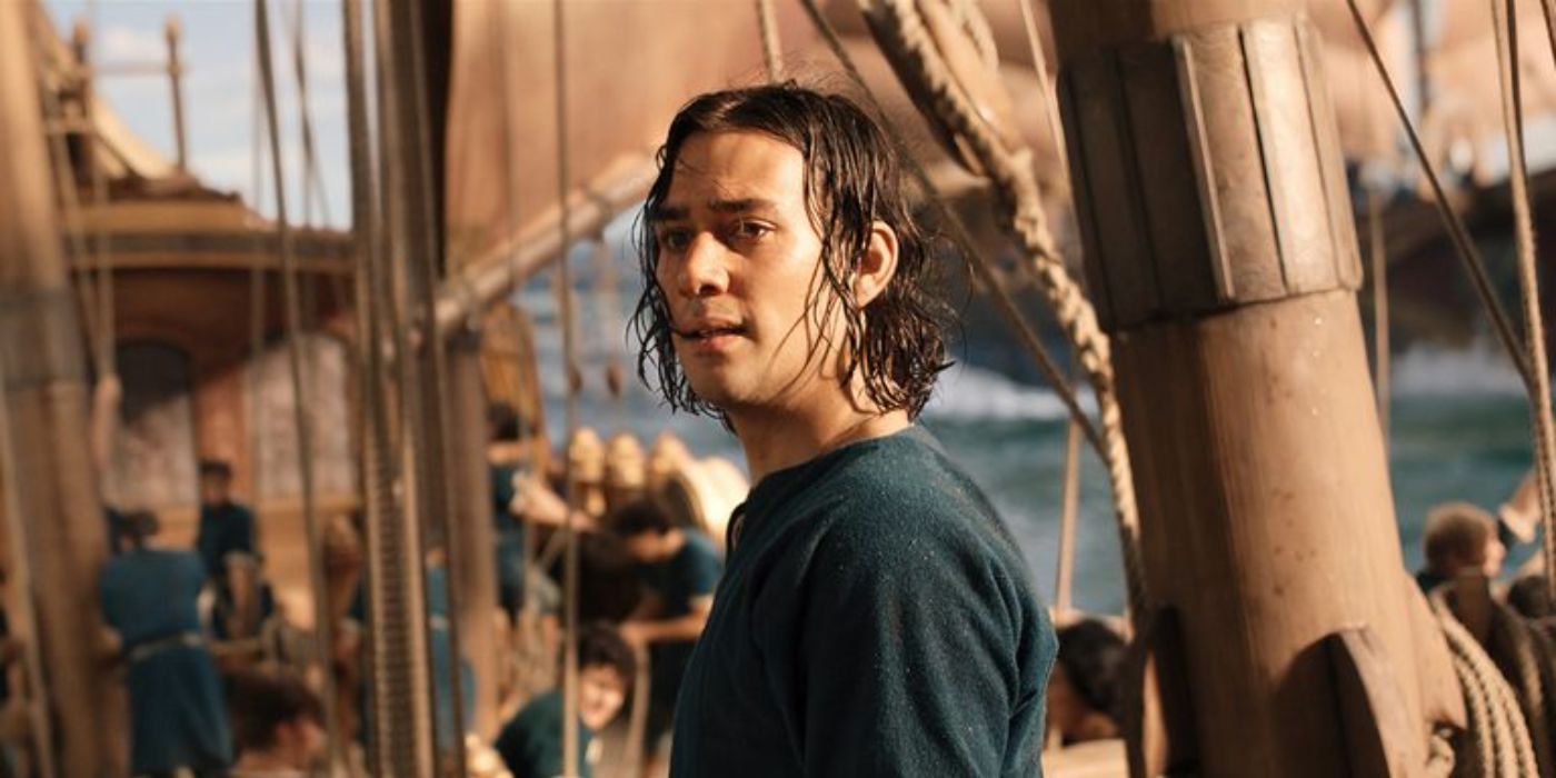 Isildur, played by Maxim Baldry, in &lsquo;The Lord of the Rings: Rings of Power.'