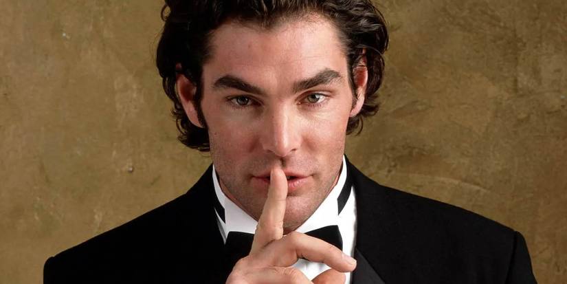 Joe Millionaire poster with the lead holding a finger to his lips