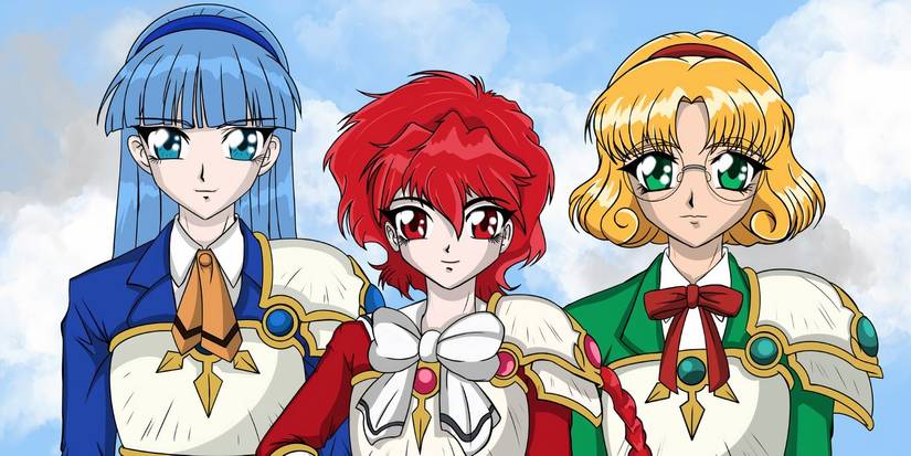 The three main characters from Magic Knight Rayearth