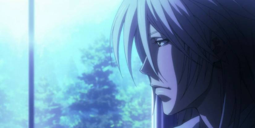 Shogo Makashima staring out a window, Psycho-pass-1