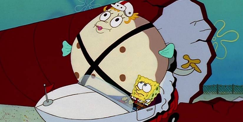 Mrs-Puff-inflated-after-car-crash-with-SpongeBob