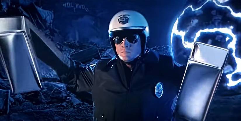 Robert Patrick as the T-1000 in 'T2-3D: Battle Across Time.'