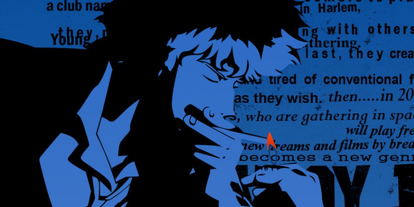 Spike Spiegel merokok di Cowboy Bebop