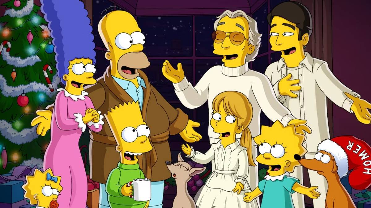 Homer Is Losing Control of a Makeshift Sleigh in 'The Simpsons' Holiday ...