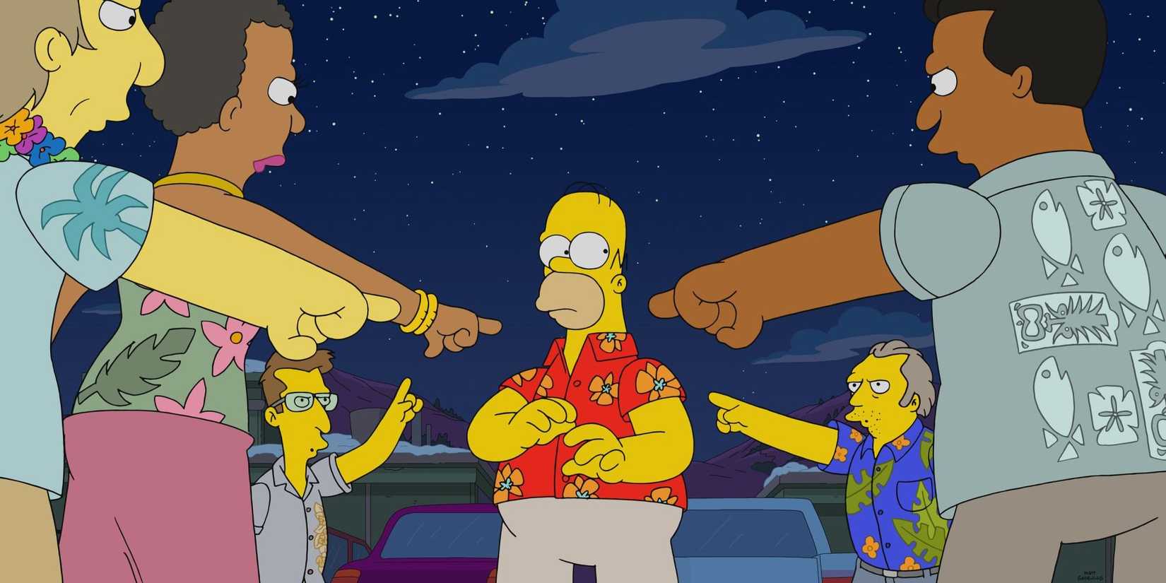 Simpson Pointing 10 Best 'The Simpsons' Episodes Set in the Future, Ranked