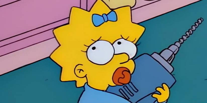 Maggie-Simpson-Holding-A-Walkie-Talkie