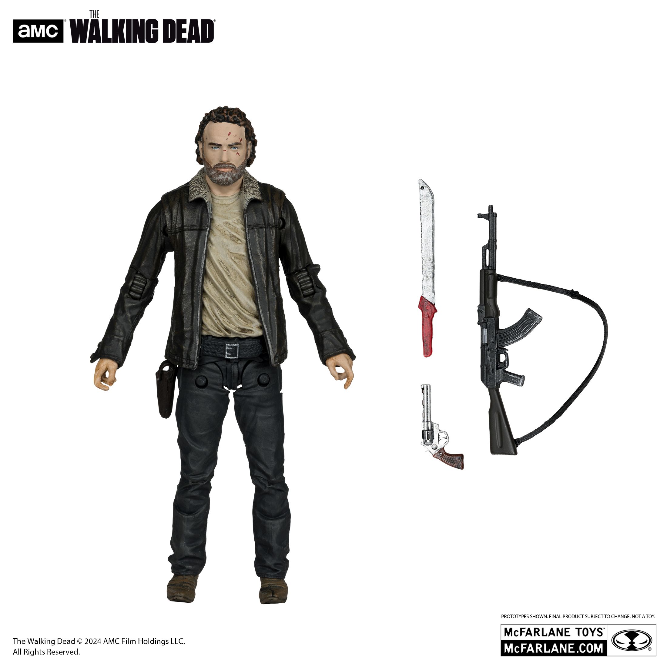 Figurine Rick Grimes – The Walking Dead – McFarlane Toys (25 Cm, Neuf)
