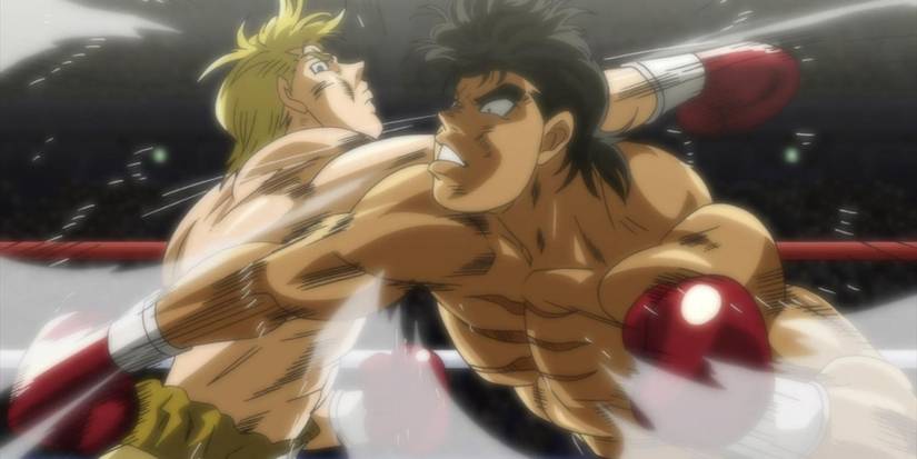 Two boxers missing their punches in Fighting Spirit: Rising