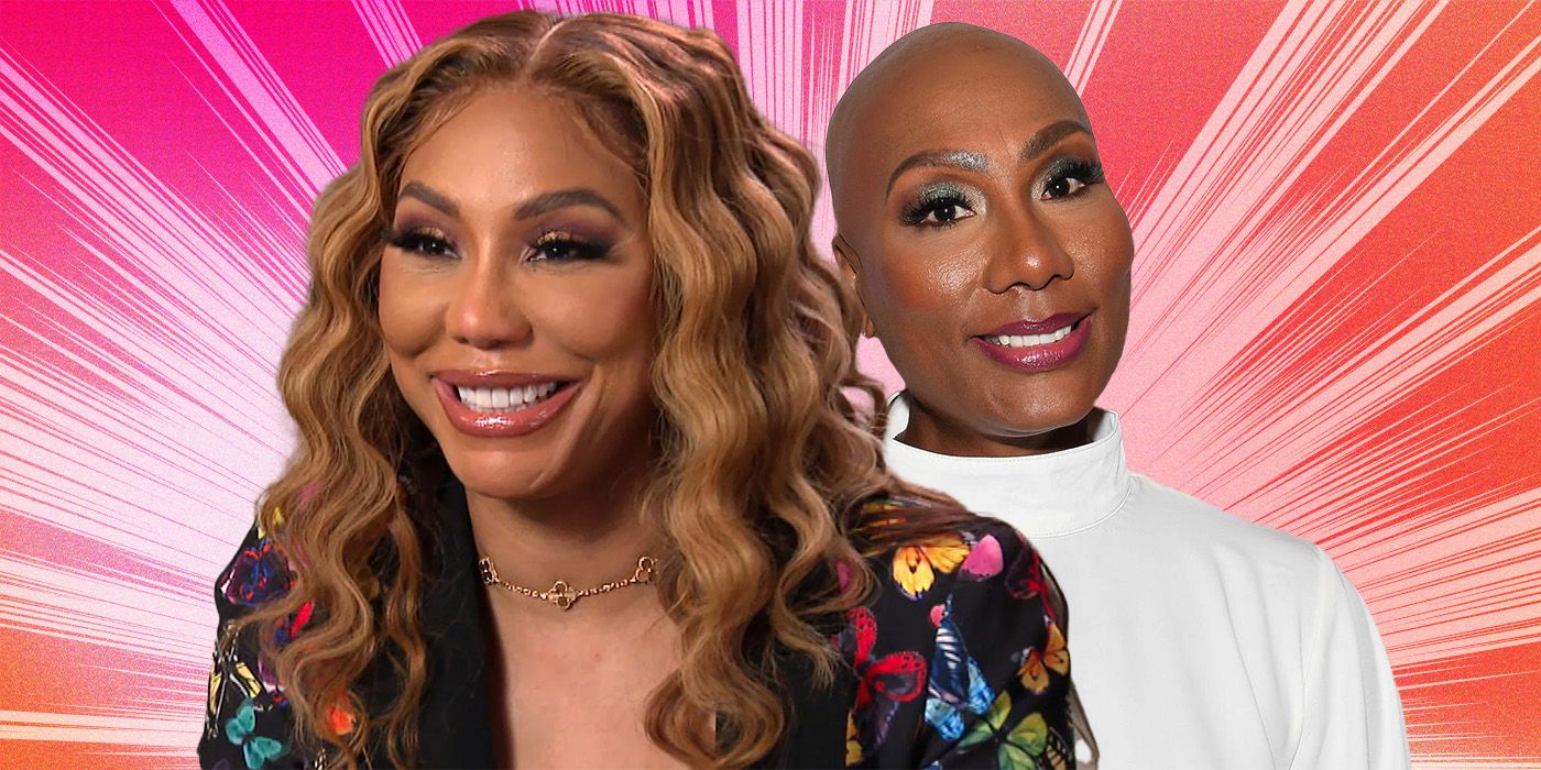 Tamar e Towanda Braxton sorrindo