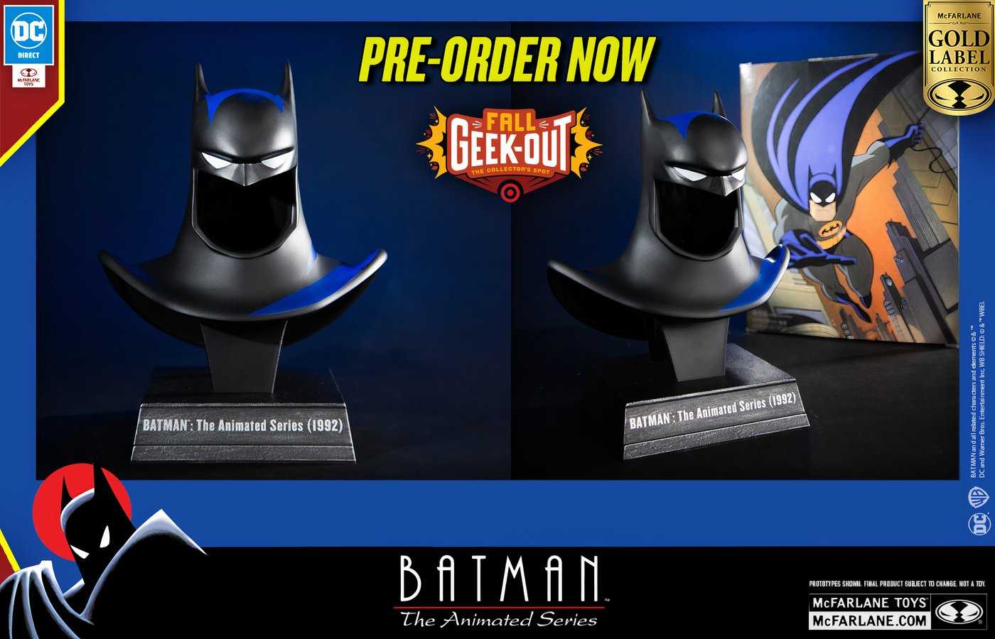 Batman Direct Line Collect Your Favorite Batman Cowls With McFarlane Toys' New Replica ...