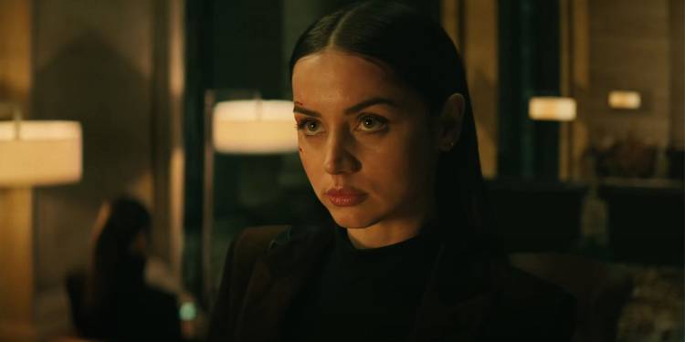 Ana de Armas as assassin Eve Macarro in 'Ballerina.'