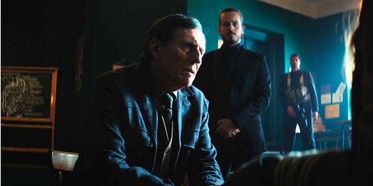 Gabriel Byrne as the Chancellor in Ballerina.