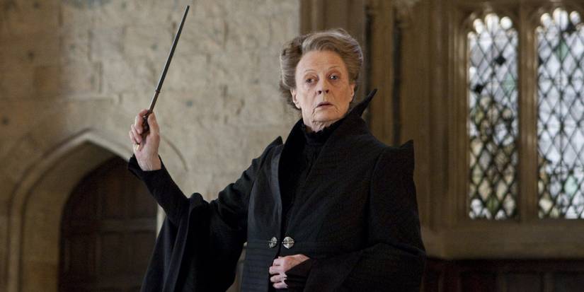 Maggie Smith as Professor Minerva McGonagall in 'Harry Potter and the Deathly Hallows - Part 2'
