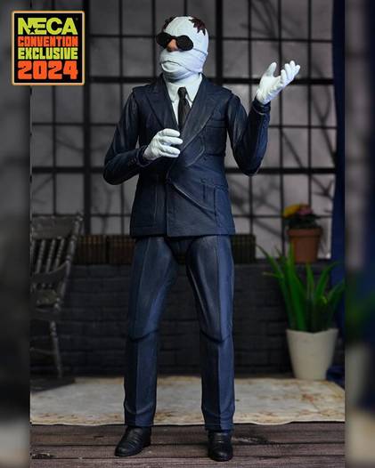 Chicago Invisible Man ‘The Invisible Man’ Glows in the Dark With New Chilling Retro NECA Figure