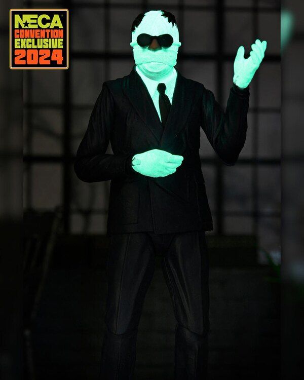 ‘The Invisible Man’ Glows in the Dark With New Chilling Retro NECA Figure