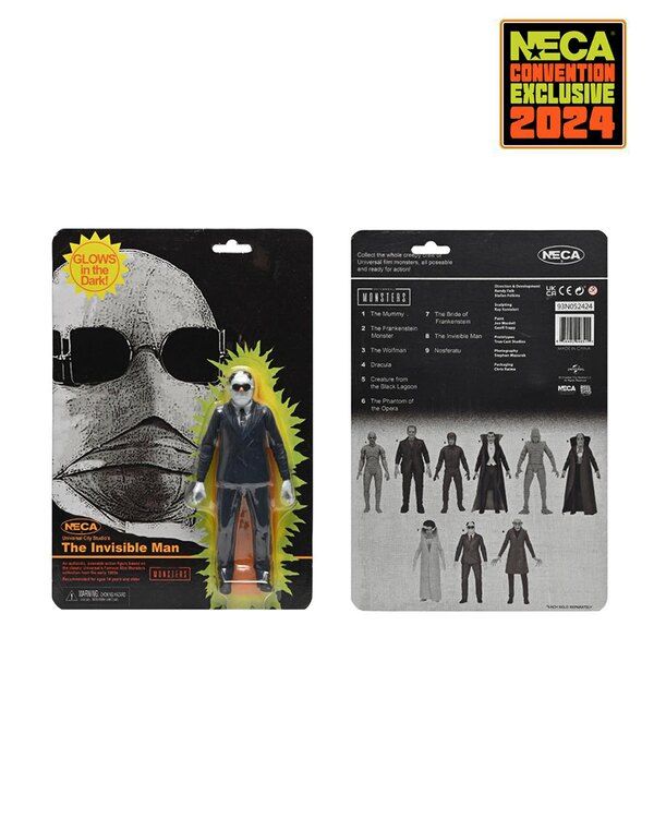 ‘The Invisible Man’ Glows in the Dark With New Chilling Retro NECA Figure