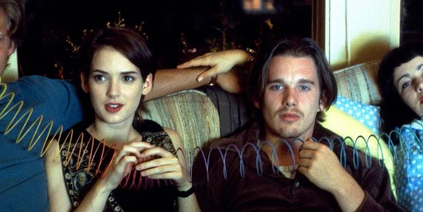 Winona Ryder and Ethan Hawke as Lelaina and Troy in 'Reality Bites' (1994).