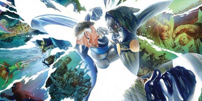 Secret Wars Reed Richards VS Dr Doom