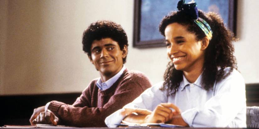 A young man and woman smiling in Soul Man