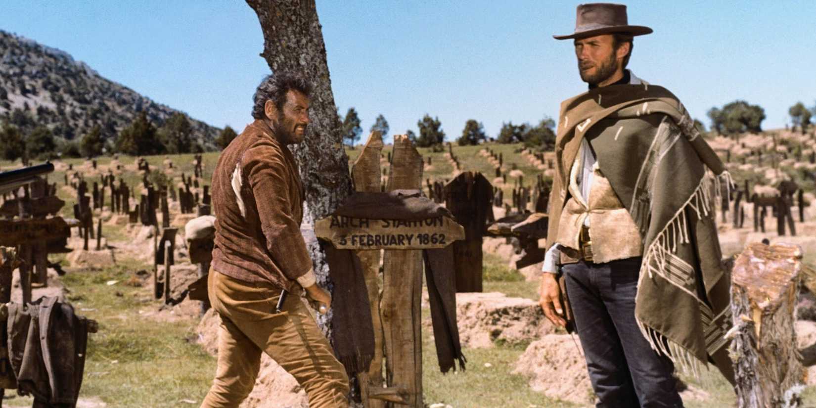 Eli Wallach and Clint Eastwood in The Good, The Bad and the Ugly