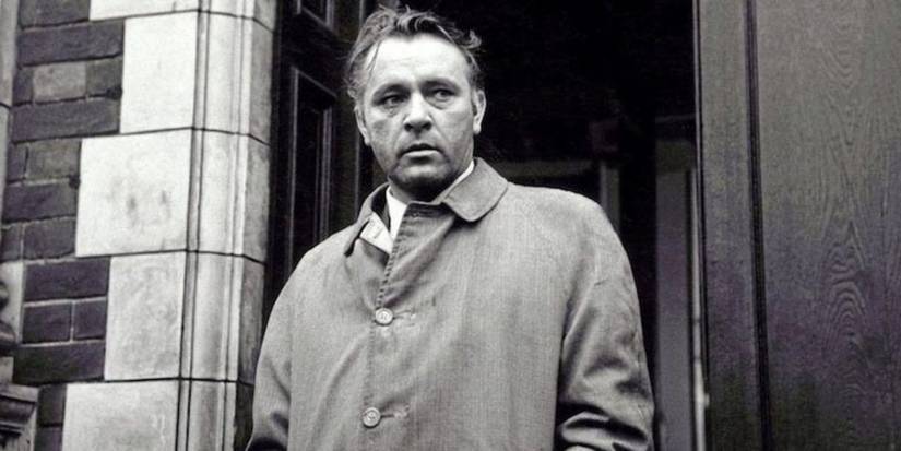 Richard Burton as Alex Leamas in 'The Spy Who Came in from the Cold' (1965)