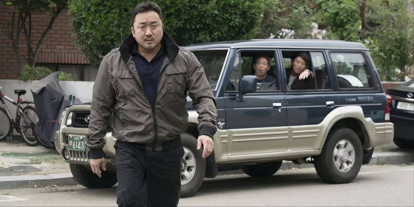 A scene from Unstoppable starring Don Lee/Ma Dong-seok 